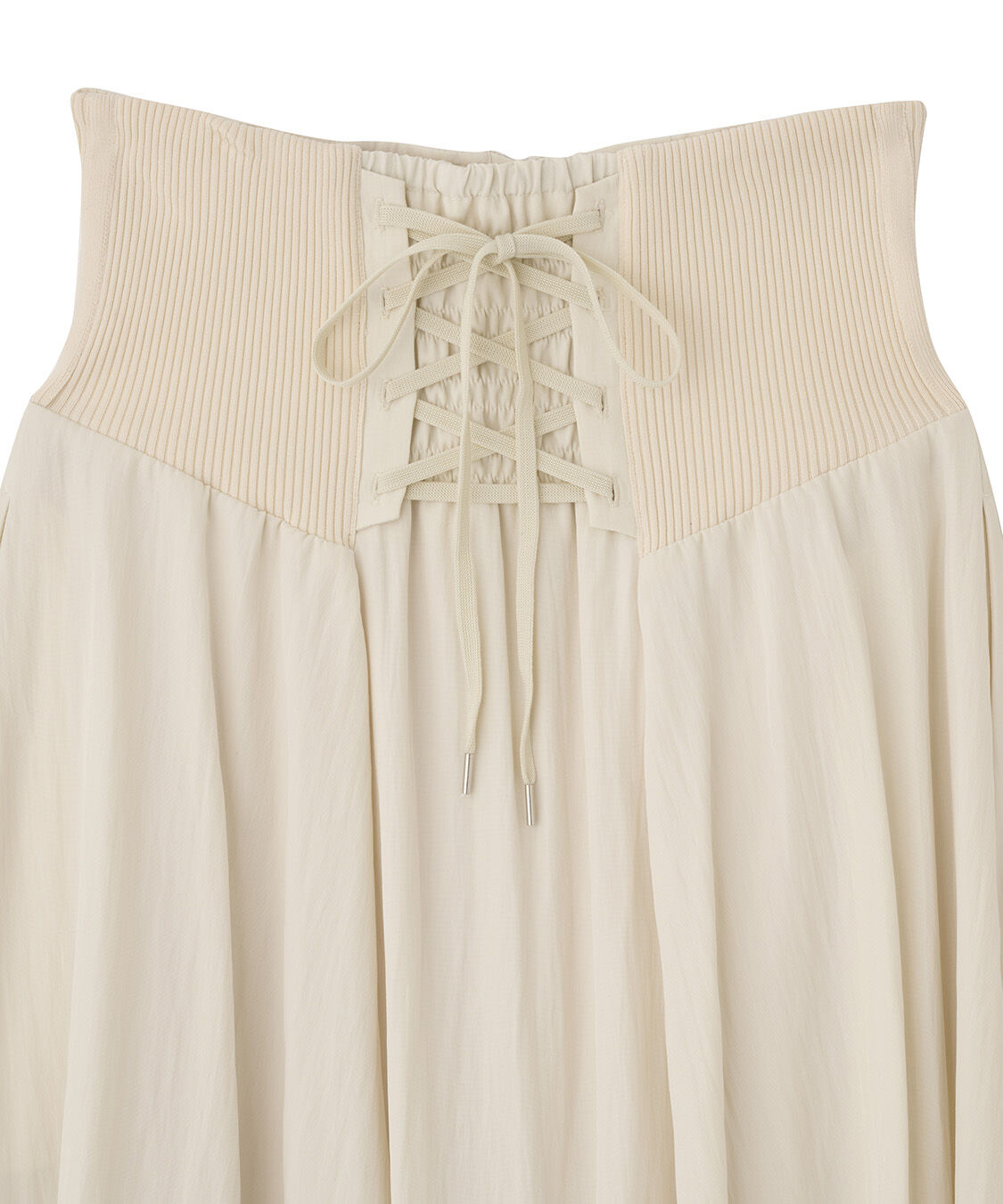 COCO DEAL「コルセットリブフレアスカート」|スカート|