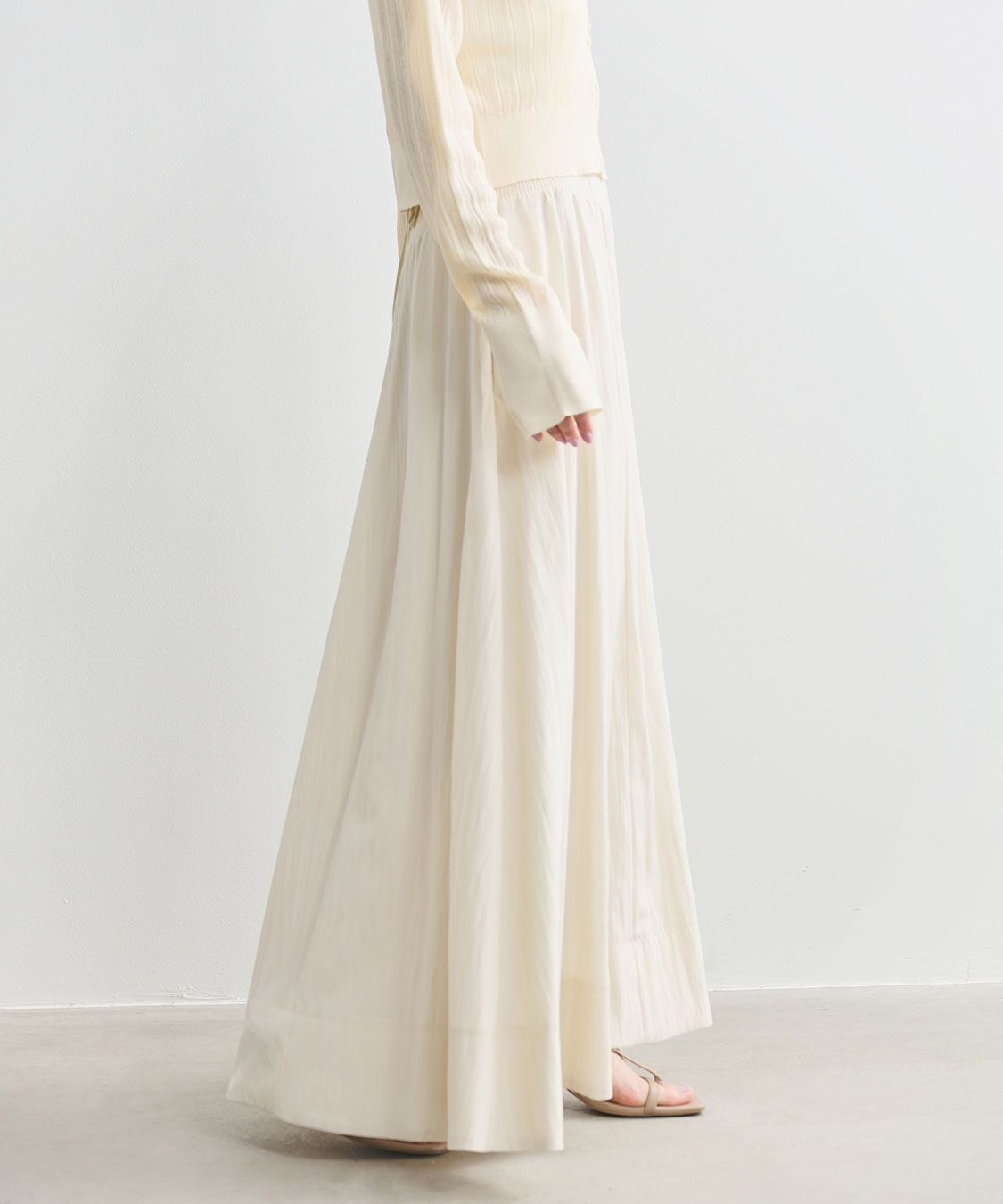 COCO DEAL「コルセットリブフレアスカート」|スカート|