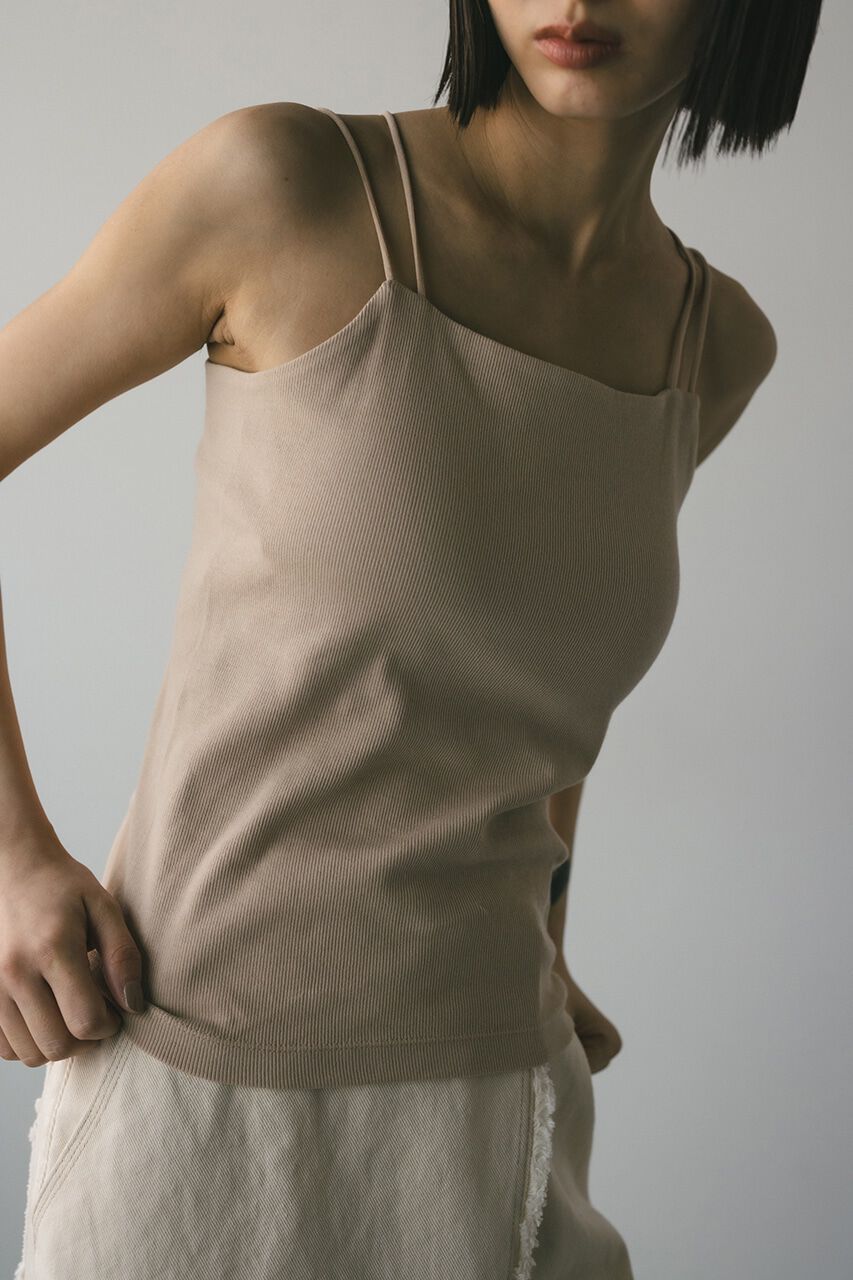 STYLEMIXER「カップ付きデザインキャミソール」|キャミソール|BEG