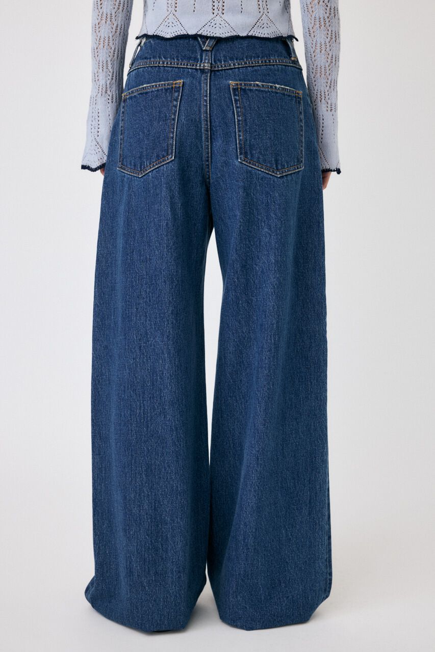 MOUSSY「BELT OFF ストレートデニム」|デニム|