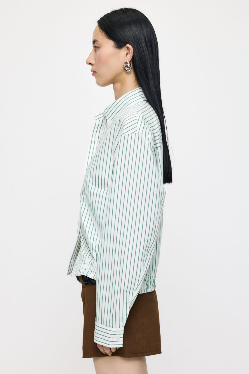 MOUSSY「BUTTON DOWN SHIRT ブルゾン」|シャツ・ブラウス|