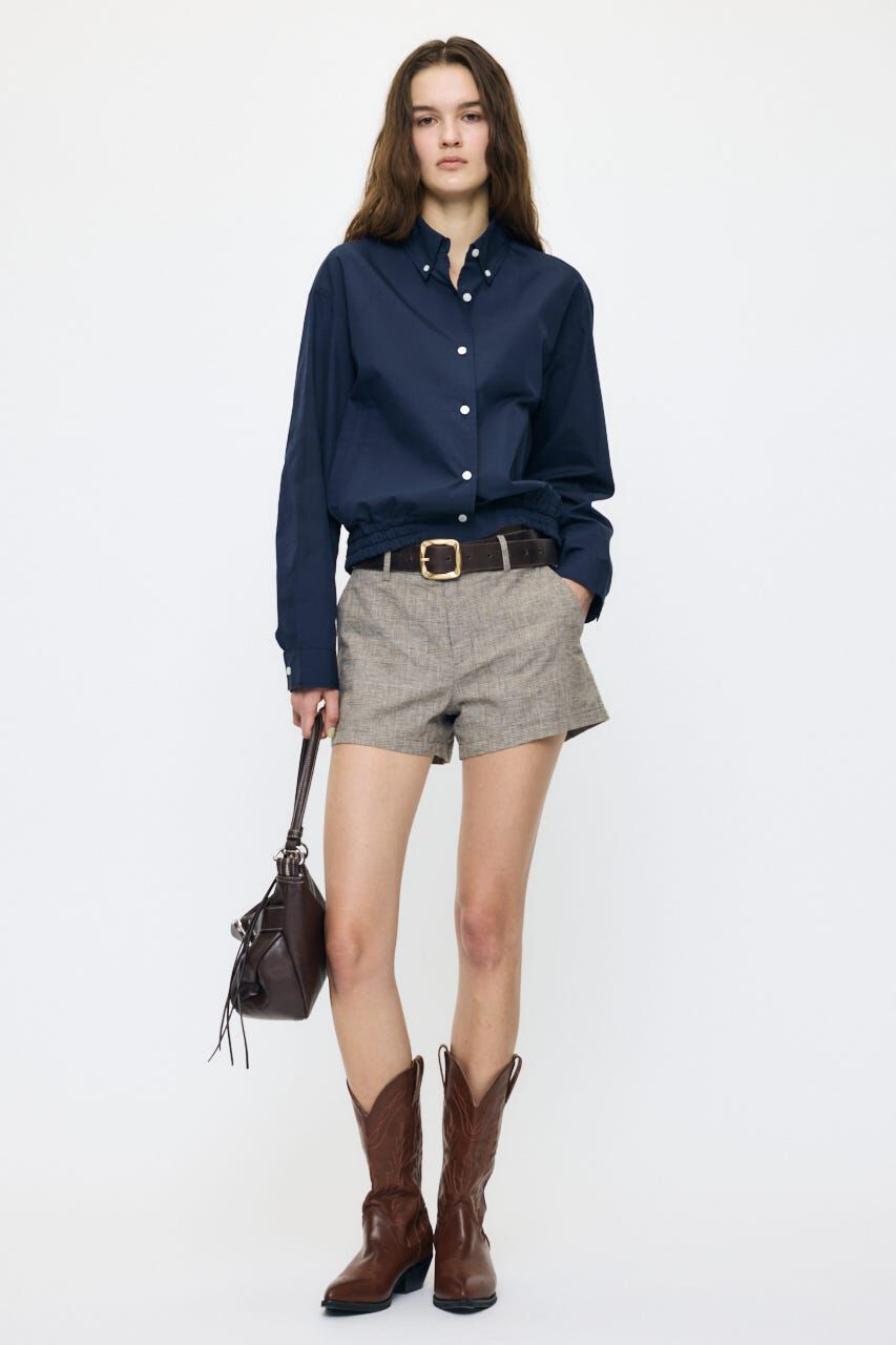 MOUSSY「BUTTON DOWN SHIRT ブルゾン」|シャツ・ブラウス|