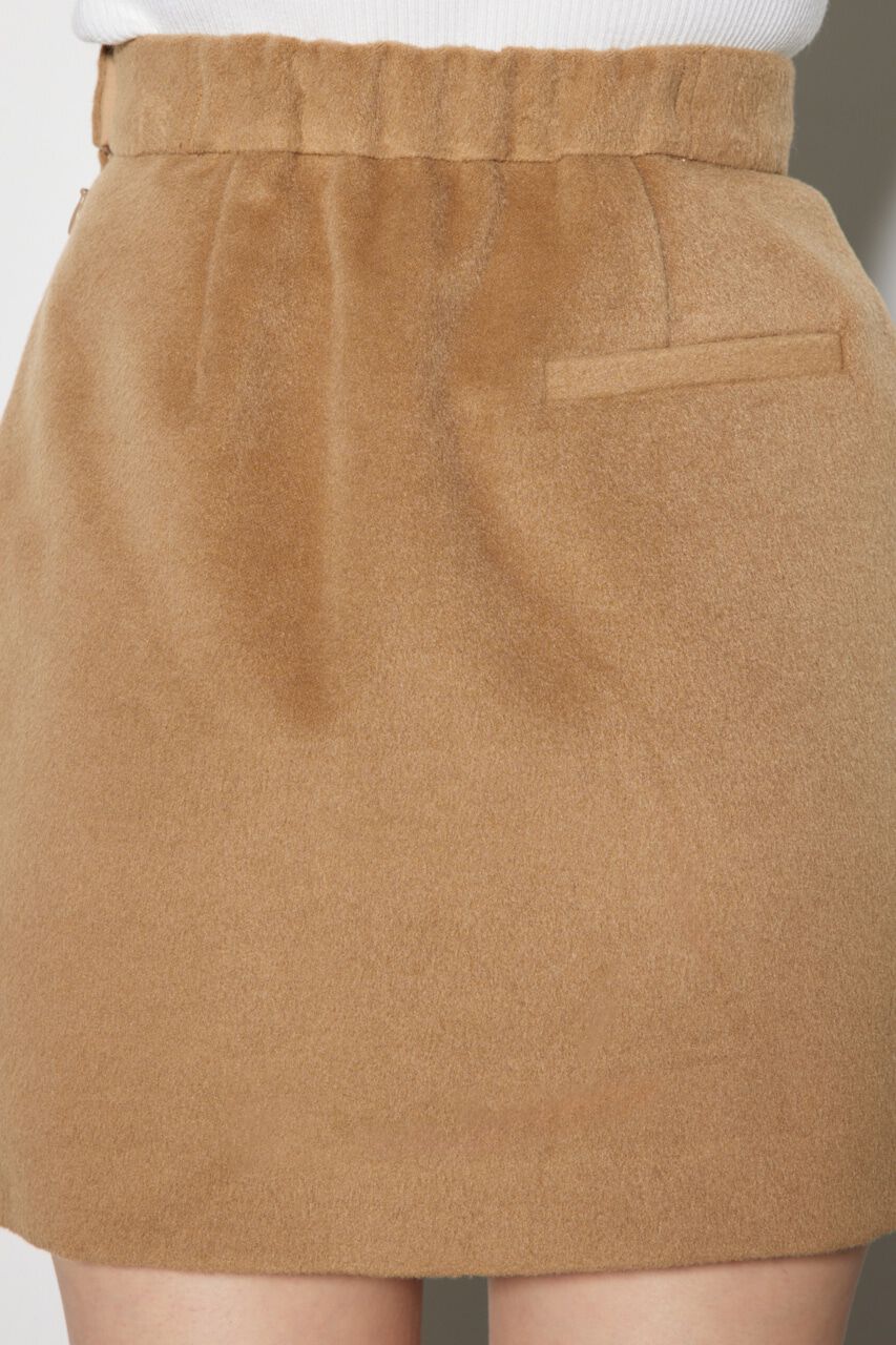 rienda「スリットジャストウエストスコショートパンツ」|スカート|