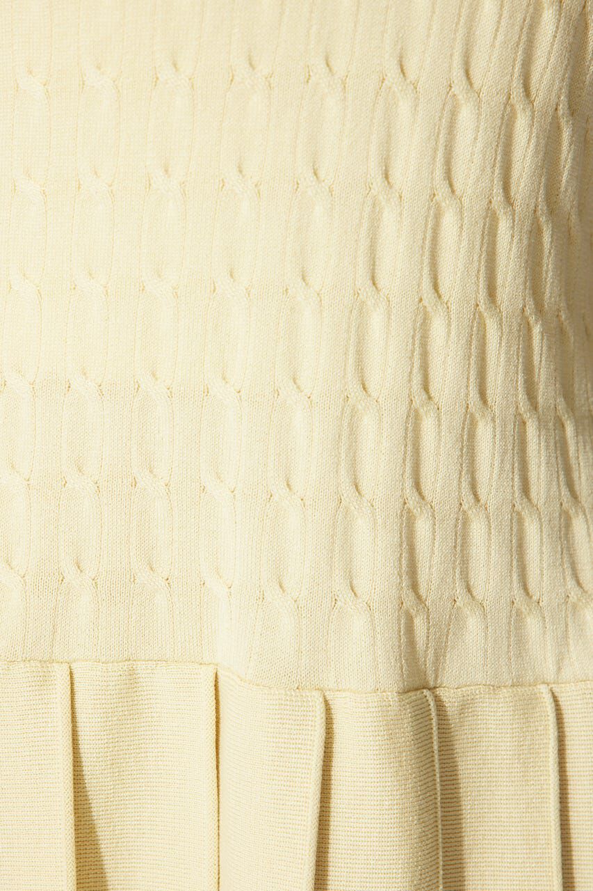 rienda「スキッパーデザインニットミニワンピース」|ワンピース|