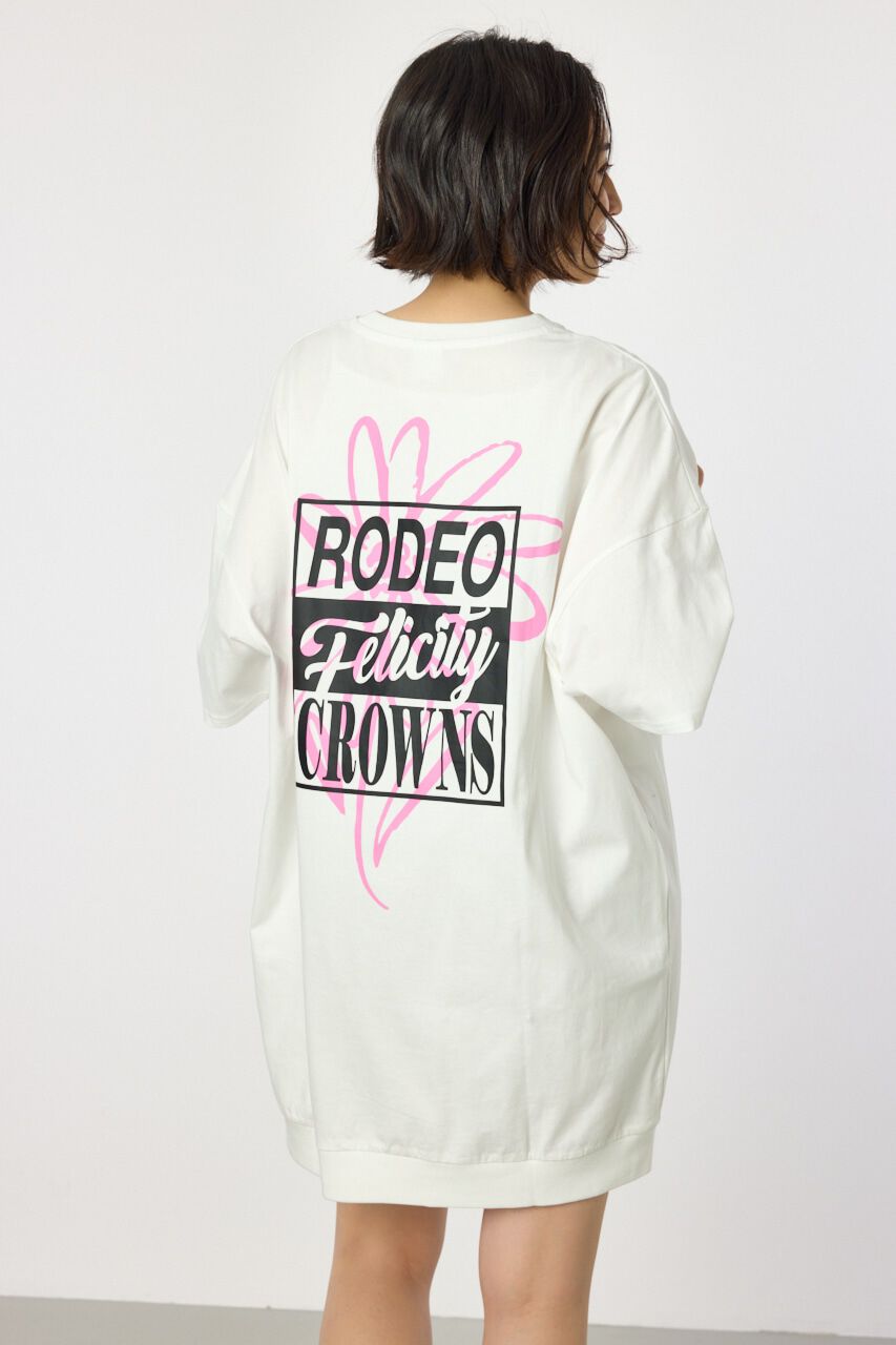 RODEO CROWNS「Flower Box Logoワンピース」|ワンピース|O/WHT1