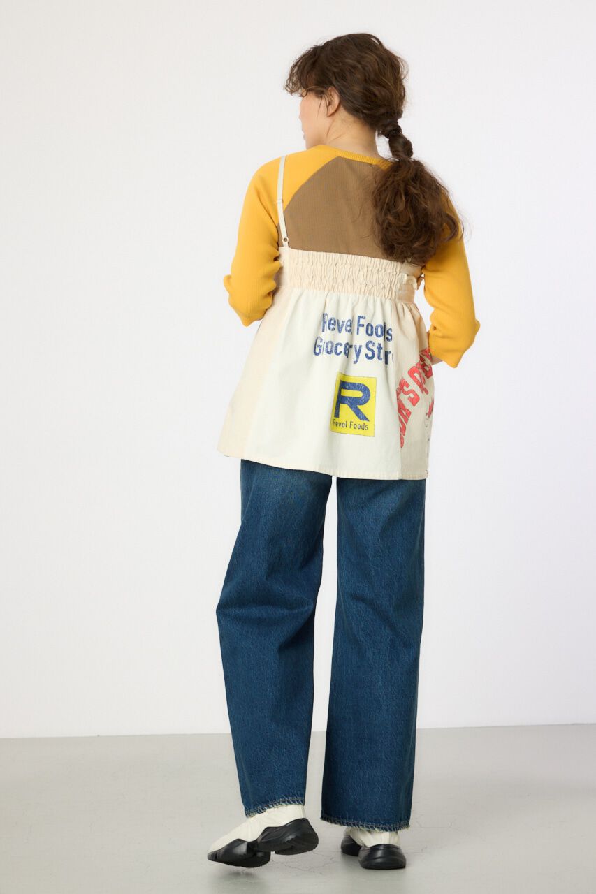 RODEO CROWNS「waist designフレアデニムパンツ」|デニム|