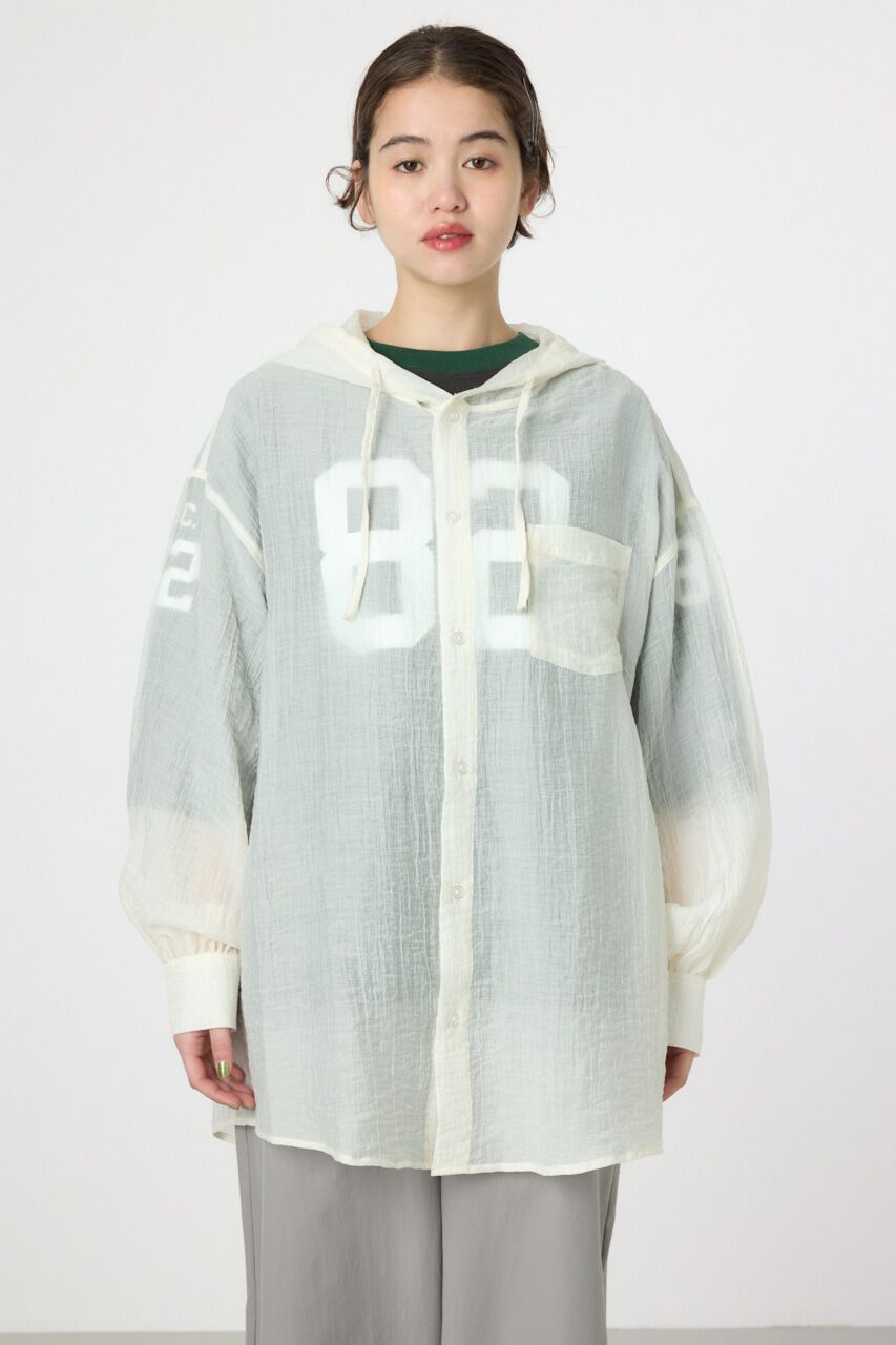 RODEO CROWNS「ワッシャーフーディーシャツ」|シャツ・ブラウス|