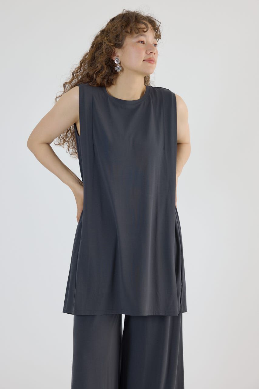 RODEO CROWNS「T/F ノースリーブチュニック」|タンクトップ|