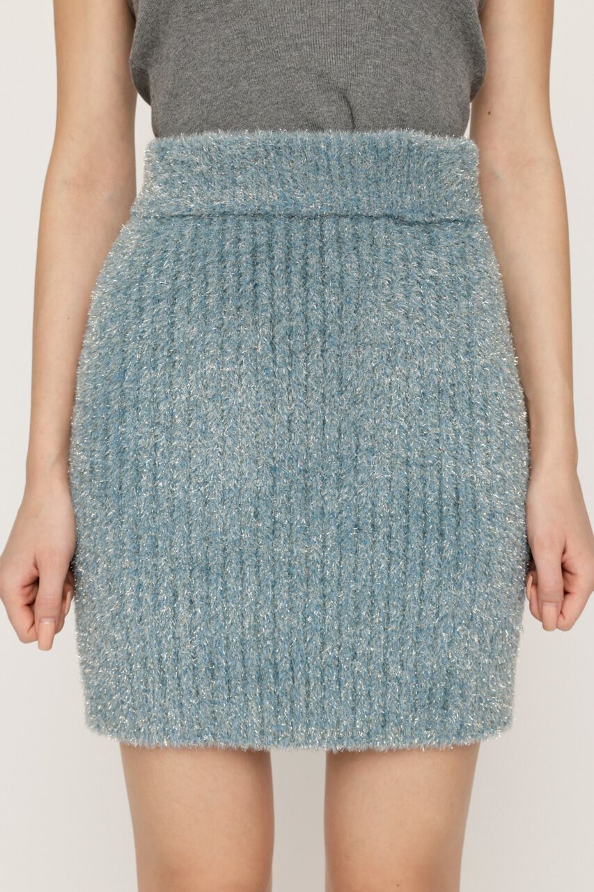 SLY「GLITTER KNIT ショートスカート」|スカート|