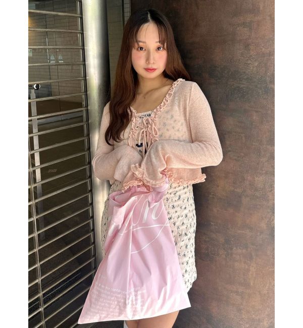 CALNAMUR「フリルカラーカーデ」|ニット・セーター|