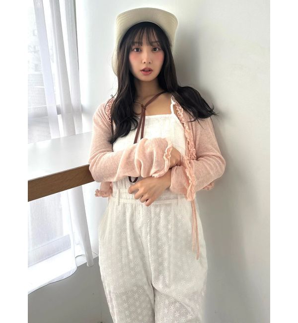 CALNAMUR「フリルカラーカーデ」|ニット・セーター|