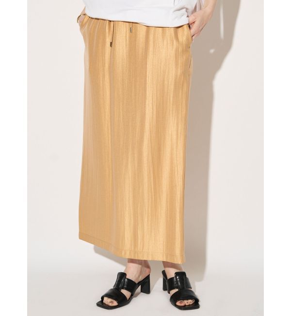 ELENDEEK「SHINY EASY SK」|スカート|オレンジ