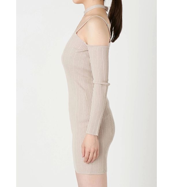 RESEXXY「オフショルチョーカーポンチワンピース」|ワンピース|