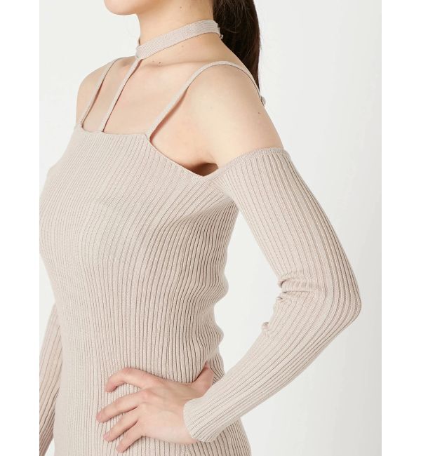 RESEXXY「オフショルチョーカーポンチワンピース」|ワンピース|