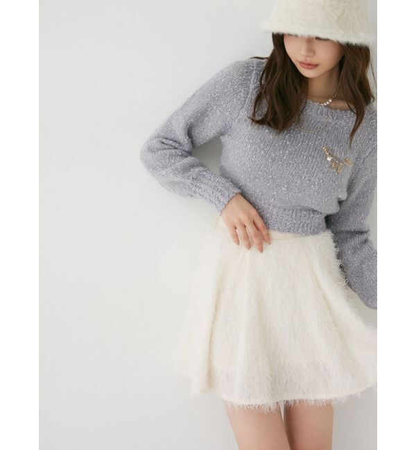 RESEXXY「シャギーミニスカート」|スカート|