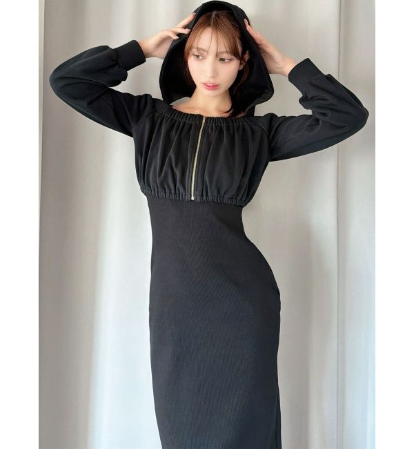 RESEXXY「アンサンブルフーディワンピース」|ワンピース|