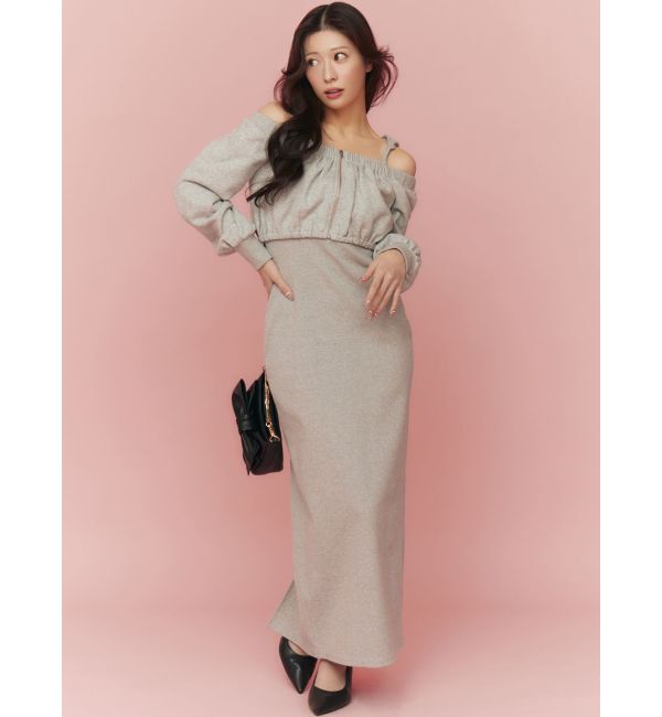 RESEXXY「アンサンブルフーディワンピース」|ワンピース|