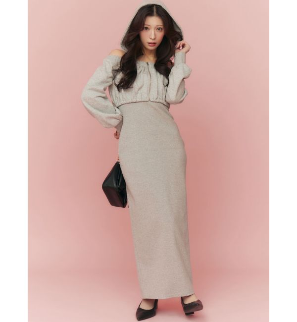 RESEXXY「アンサンブルフーディワンピース」|ワンピース|