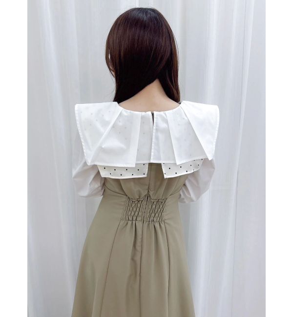 dazzlin「スカーフリボンフレアワンピース」|ワンピース|