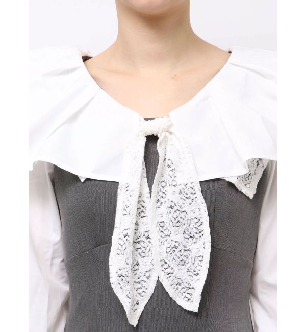 dazzlin「スカーフリボンフレアワンピース」|ワンピース|