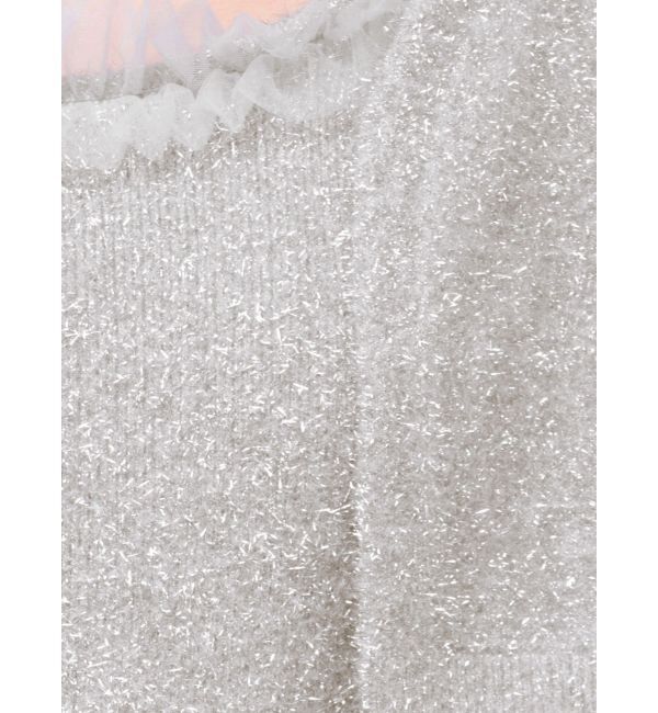 MERCURYDUO「ラメシャギーカーデセットキャミニットワンピース」|ワンピース|