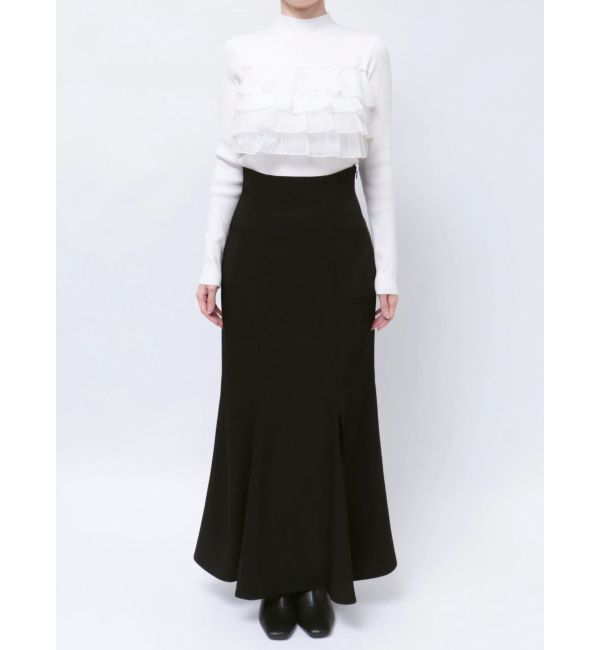 MERCURYDUO「バックレースアップストレッチマーメイドスカート」|スカート|