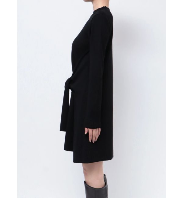 MERCURYDUO「フロントタイミニニットワンピース」|ワンピース|