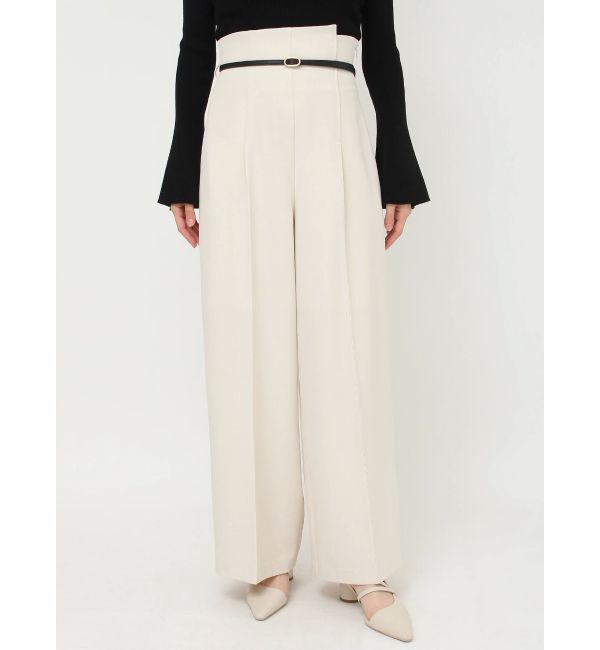 LAGUNAMOON「バイカラーベルトパンツ」|その他|