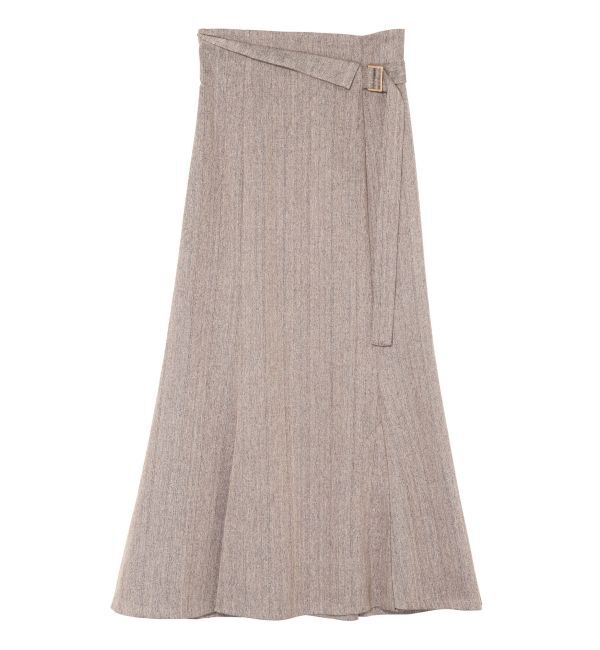 LAGUNAMOON「ウエストラペルツイードマーメイドスカート」|スカート|