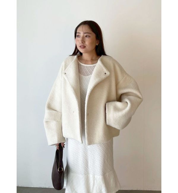 LAGUNAMOON「ニッティングパターンヘムフリルニットワンピース」|ワンピース|