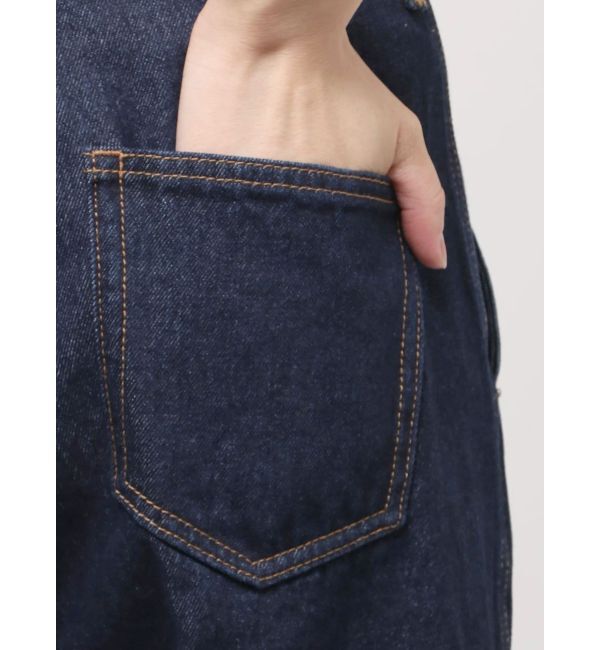 LAGUNAMOON「センタープレスワイドフレアデニムパンツ」|デニム|