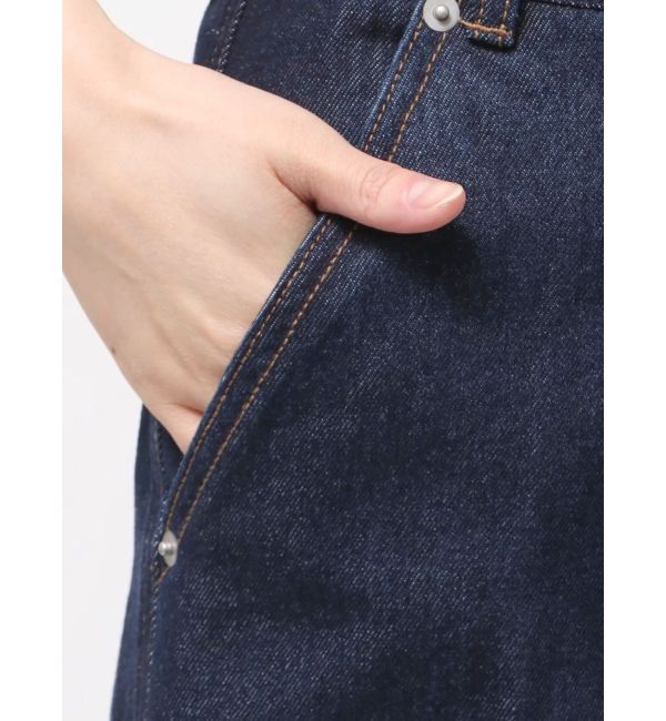 LAGUNAMOON「センタープレスワイドフレアデニムパンツ」|デニム|