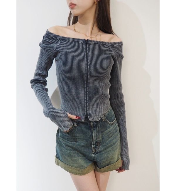 EVRIS「ロールアップデニムショートパンツ【セットアップ着用可能】」|デニム|