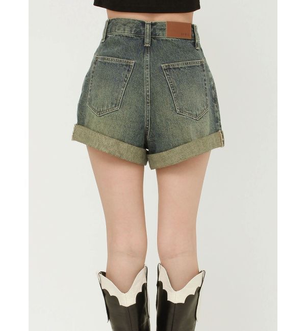 EVRIS「ロールアップデニムショートパンツ【セットアップ着用可能】」|デニム|