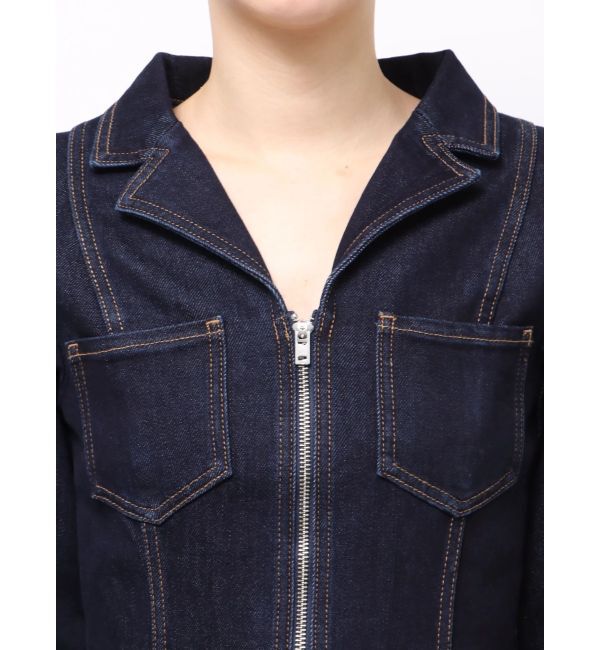 EVRIS「ストレッチデニムシャツミニワンピース」|ワンピース|