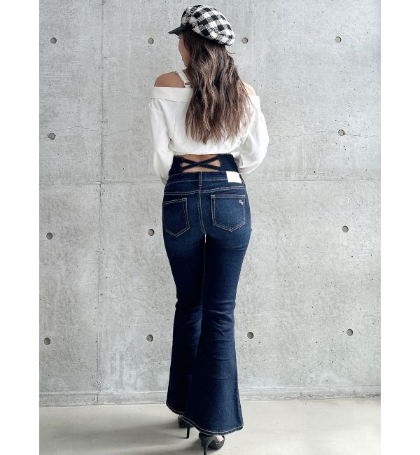 GYDA「Symmetry GYDAオフショルシャツブラウス」|シャツ・ブラウス|