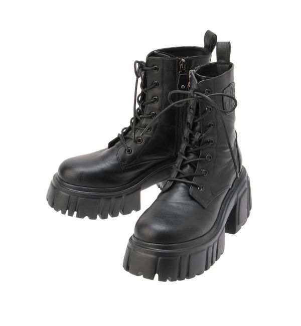 GYDA「Symmetry GYDAボリュームソールワークブーツ」|ショートブーツ|