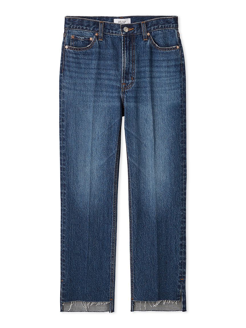 Mila Owen「裾段差テーパードデニムパンツ」|デニム|