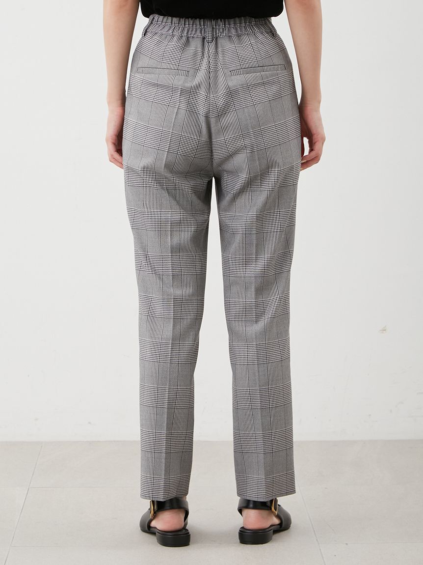 Mila Owen「後ろゴムセンタープレステーパードパンツ」|チノ|