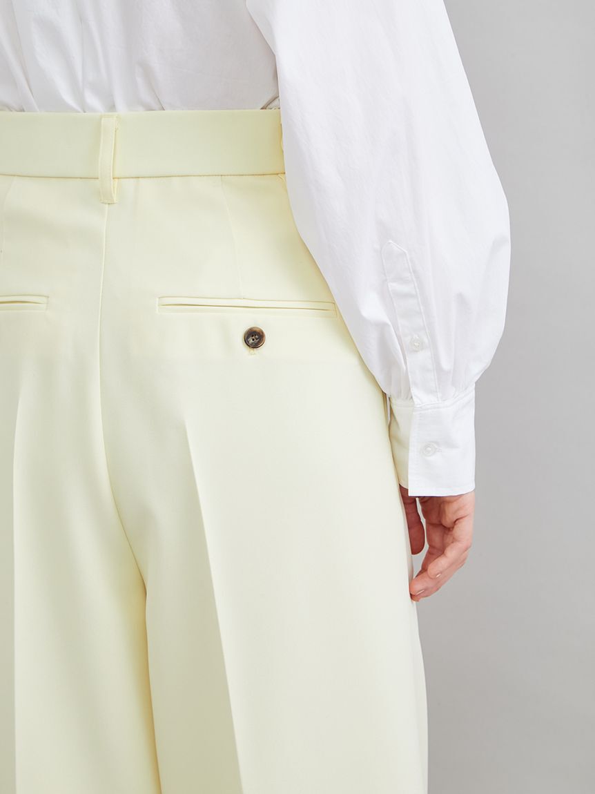 Mila Owen「【井桁弘恵さん監修】２タックワイドパンツ」|チノ|