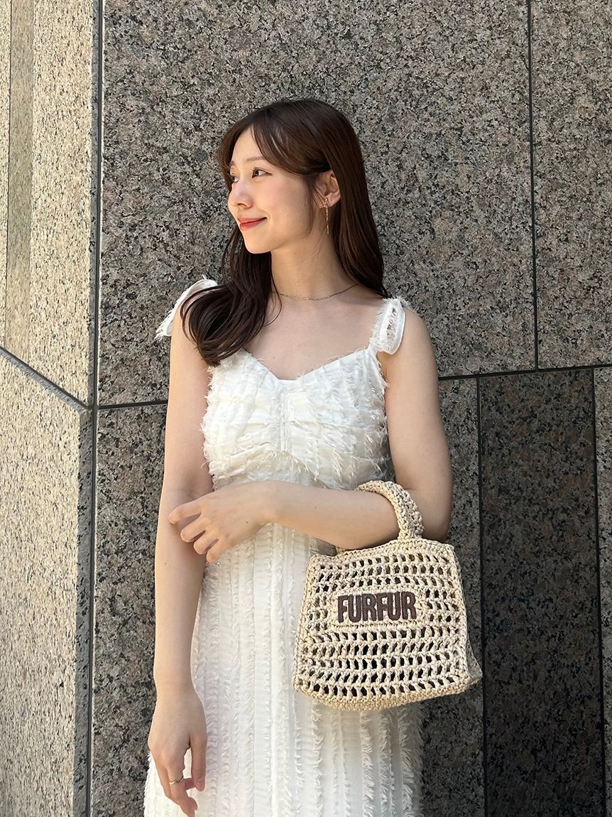 FURFUR「【限定カラー】ラフィアロゴトートバッグ」|トートバッグ|
