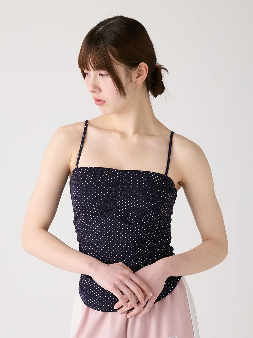 FURFUR「カップインコサージュキャミソール」|キャミソール|