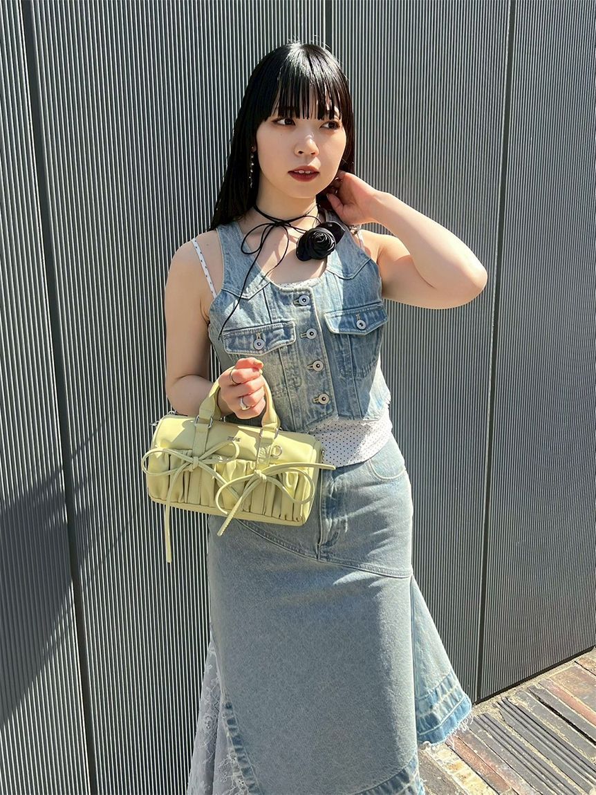 FURFUR「カップインコサージュキャミソール」|キャミソール|