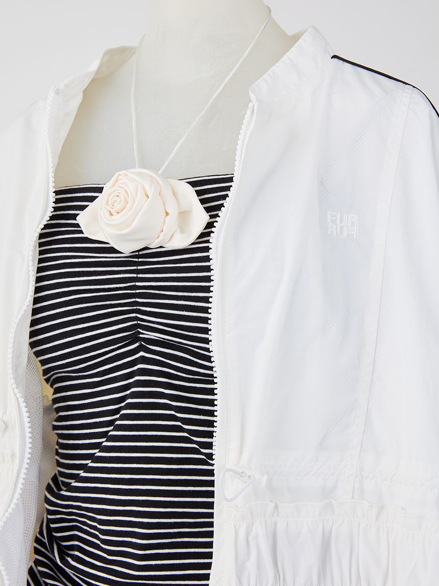 FURFUR「カップインコサージュキャミソール」|キャミソール|