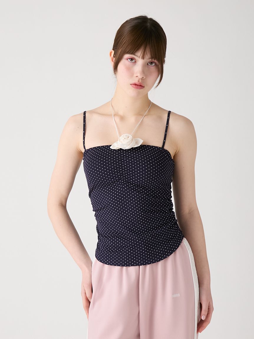 FURFUR「カップインコサージュキャミソール」|キャミソール|