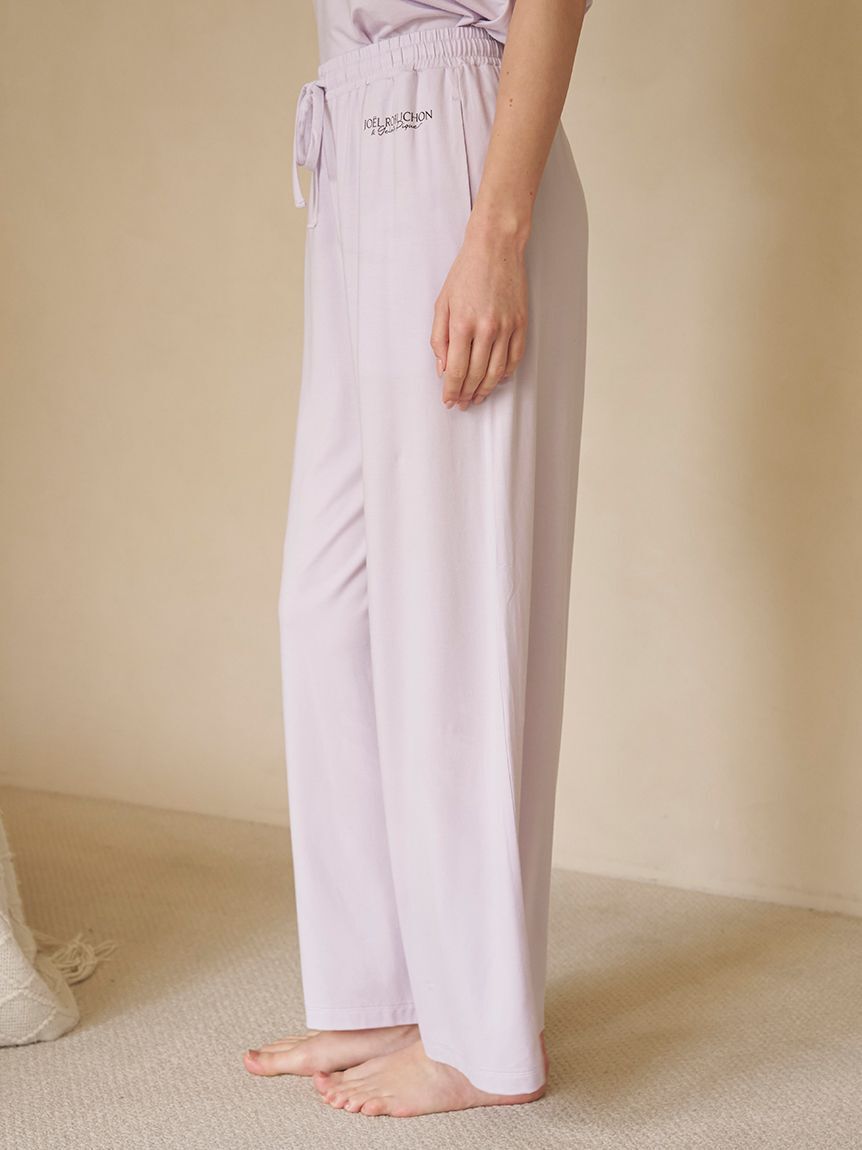 gelato pique「【JOEL ROBUCHON】【持続冷感】ワンポイントプリントロングパンツ」|ルームウェア|