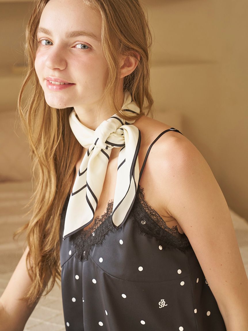 gelato pique「【JOEL ROBUCHON】サテンラインプリントスカーフ」|その他|