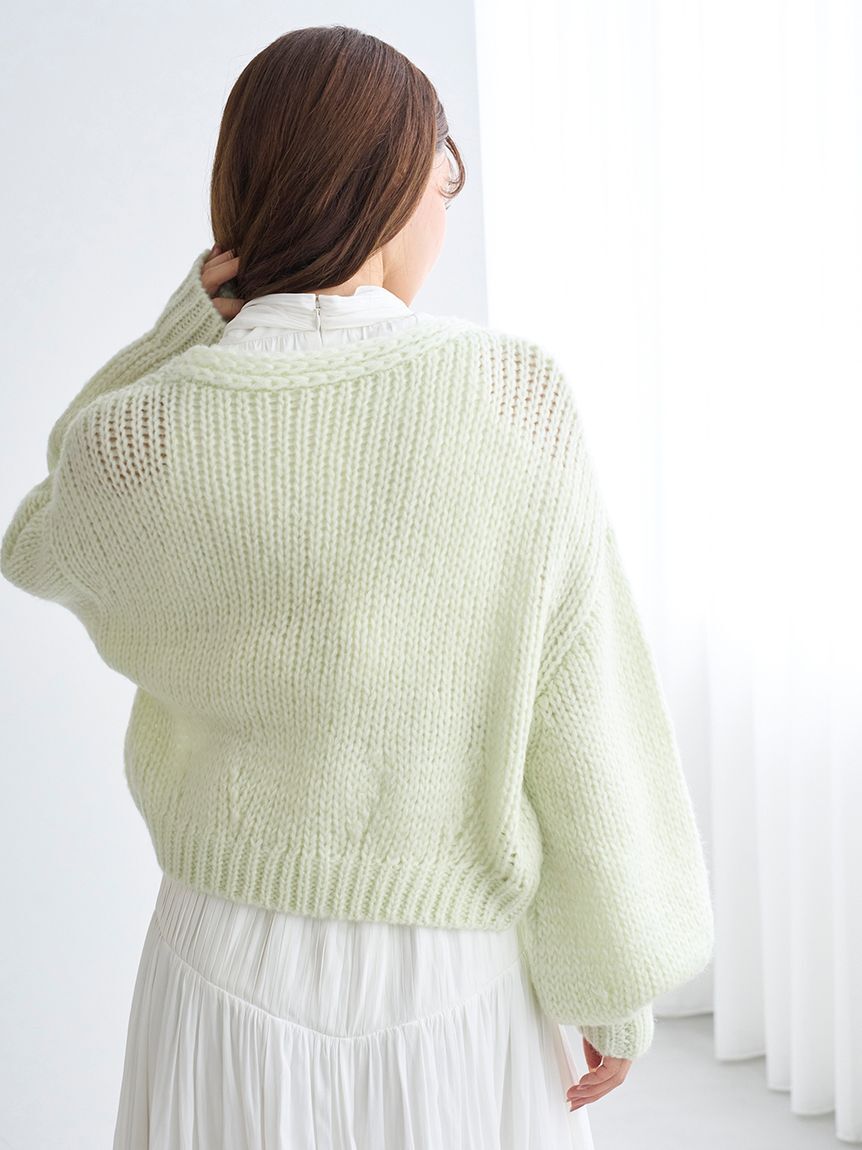 SNIDEL「ローゲージショートカーディガン」|カーディガン|