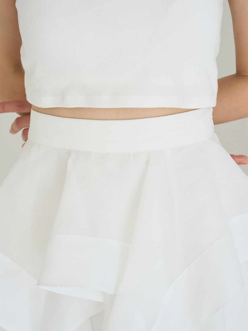 SNIDEL「イレヘムティアードスカート」|スカート|