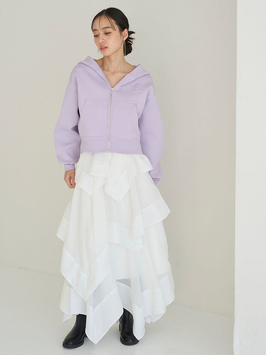 SNIDEL「イレヘムティアードスカート」|スカート|